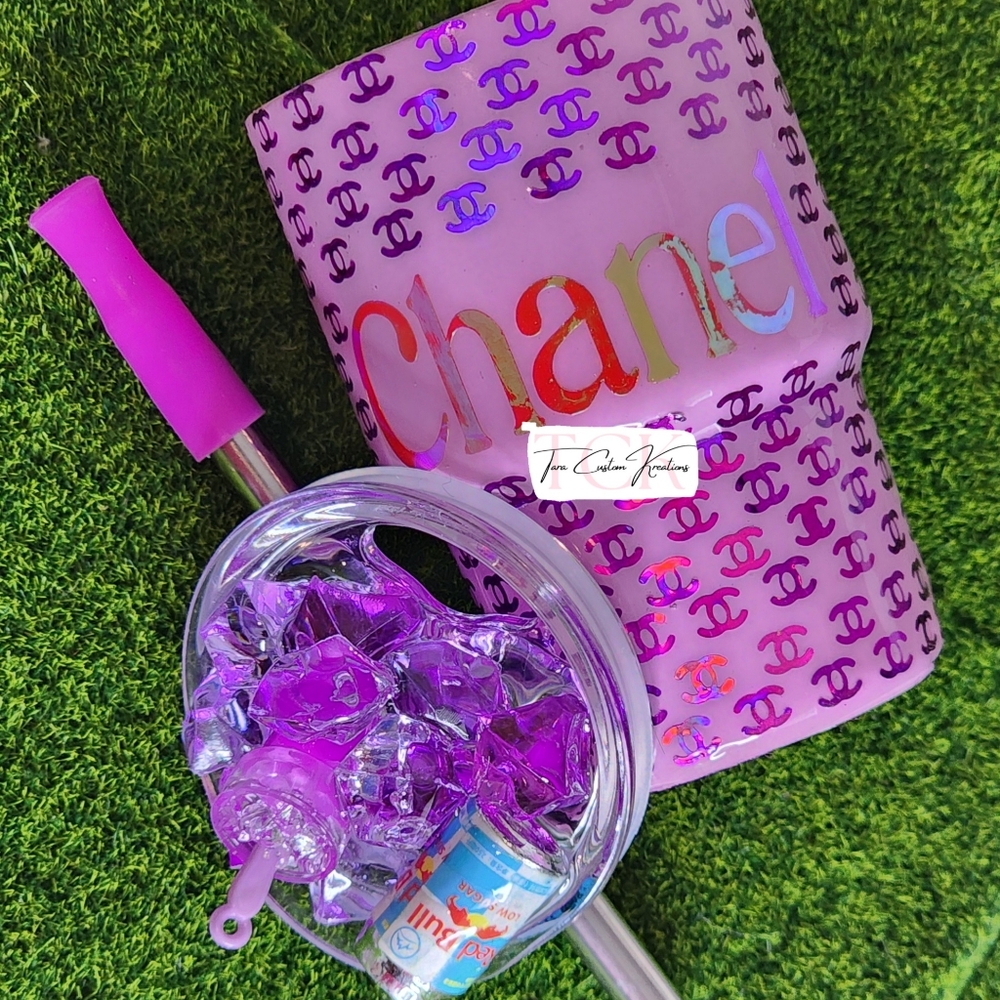 Purple customize miniature tumbler